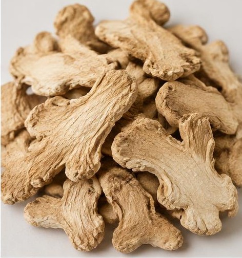 Dried split ginger